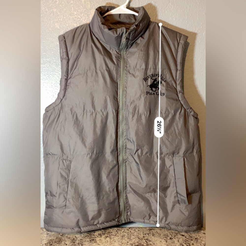 Beverly Hills Polo Club Men's High Collar Puffer Vest sz Large - Picture 11 of 12
